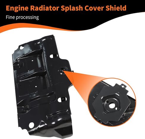 5140535101 واقي دفقة مشعاع المحرك متوافق مع 2003-2009 4Runner/2007-2009 FJ Cruiser/2003-2009 GX470 غطاء المحرك السفلي الأمامي غطاء لوح التزلج 51405-35101 in Saudi Arabia