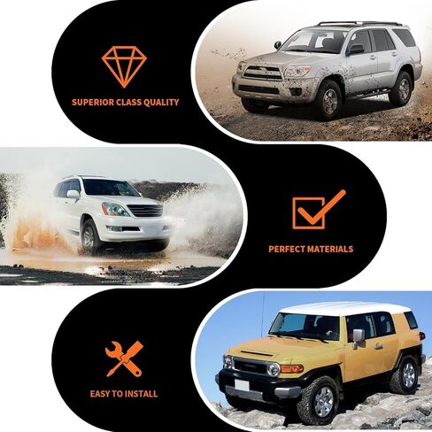5140535101 واقي دفقة مشعاع المحرك متوافق مع 2003-2009 4Runner/2007-2009 FJ Cruiser/2003-2009 GX470 غطاء المحرك السفلي الأمامي غطاء لوح التزلج 51405-35101 in Saudi Arabia