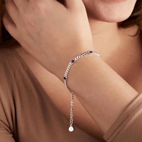 Alex and Ani Topaz Curb Chain Bracelet, November Birthstone in Saudi Arabia