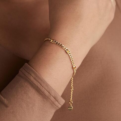 Alex and Ani Topaz Curb Chain Bracelet, November Birthstone in Saudi Arabia