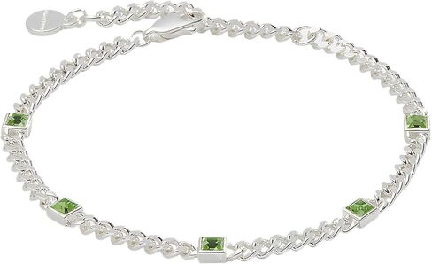 Alex and Ani Topaz Curb Chain Bracelet, November Birthstone in Saudi Arabia