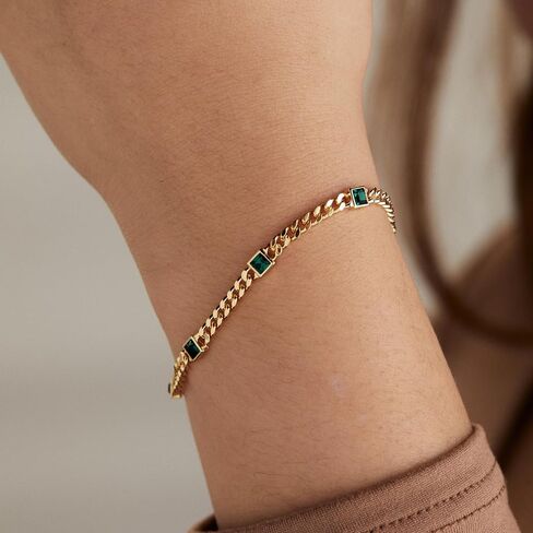 Alex and Ani Topaz Curb Chain Bracelet, November Birthstone in Saudi Arabia