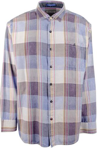 قميص Tommy Bahama الرجالي Mood Indio منقوش بأكمام طويلة وأزرار سفلية، مقاس متوسط in Kuwait