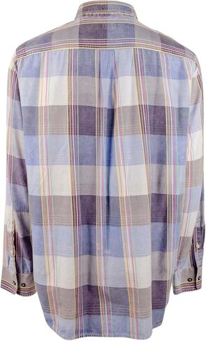 قميص Tommy Bahama الرجالي Mood Indio منقوش بأكمام طويلة وأزرار سفلية، مقاس متوسط in Kuwait