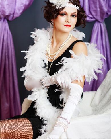 قفازات طويلة للنساء أزياء الهالوين الرسمية لحفلات الأوبرا 20 ثانية بطول الكوع قفازات قابلة للتمدد in Kuwait