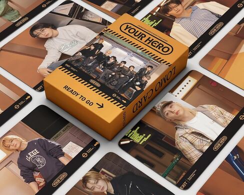 ألبوم Stray Kids ألبوم بطاقات صور بطلك 55 قطعة ألبوم Stray Kids بطاقات صور بطلك ألبوم Stray Kids بطاقة بطلك لومو هدية بطاقات Lomo Merch للأطفال Stray Kids الأولاد والبنات in Kuwait