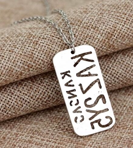 Supernatural TV Show Fantasy Horror Drama Magic Pentagram Kaz 2Y5 Angel Wings Winchester Dean Sam Castiel 1.5" Charm Pendant Necklace in Saudi Arabia