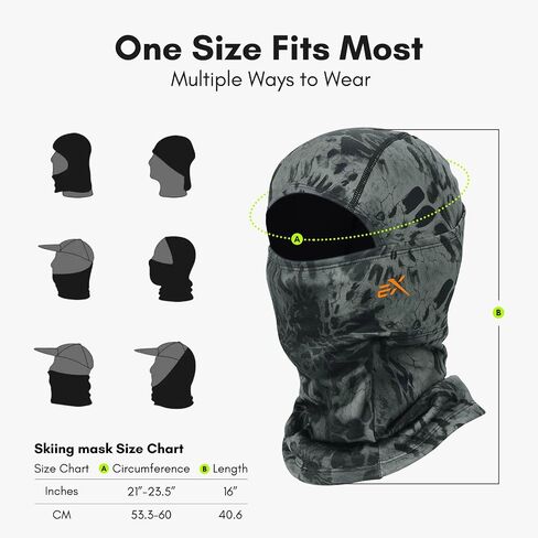 Extremus Ski Balaclava, Winter Balaclava Face Mask, Tactical Ski Mask,Cold Weather Balaclava Ski Mask for Men Women in Saudi Arabia