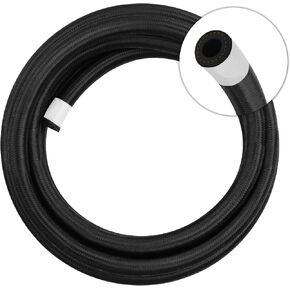 3/8 Fuel Lines with 3-Layer Combination Braided Fuel Line Hose,10Ft CPE 3/8 Fuel Hose for Oil Cooler Line,Vacuum Line,Universal 6AN Fuel Line Kit Fit Car Truck Boat Fuel Line