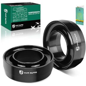 YHTAUTO 3 inch Front Leveling Lift Kit Fits 1988-2007 Chevrolet & GMC Models, Silverado Sierra 1500 Classic, RWD, Not Fit Extended Cab Models, Coil Spring Spacers Suspension Leveling Kit Set of 2