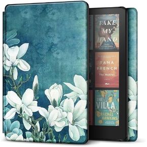 TNP Case for Kindle Paperwhite 12th Generation 2024 / Kindle Colorsoft Signature Edition - 7" PU Leather Protective Folio Cover Case for Kindle Paperwhite Kids with Auto Sleep/Wake, Don't Touch