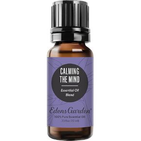 Edens Garden Calming The Mind Essential Oil Blend, 100% Pure & Natural Best Recipe Therapeutic Aromatherapy Blends- Diffuse or Topical Use 10 ml