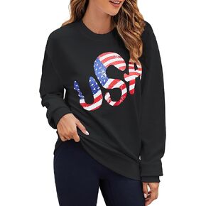 BEGOING USA سويت شيرت نسائي بياقة دائرية بلوزات غير رسمية وطنية كبيرة الحجم فضفاضة 2024
