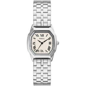 Fossil Women's Harlow Three-Hand Silver Stainless Steel Bracelet Watch (Model: ES5363)
