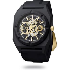 doublÉ-Standard SKÉLÉTON Fashion Watch for Men & Women, Waterproof Quartz Design, Perfect for Fashion Trendsetters, Stylish Watch to Match Outfits