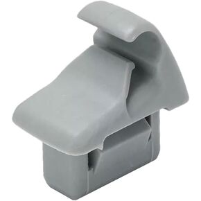 MR654343 Sun Visor Holder Clip Grey Compatible with Mitsubishi ASX 2012-2016 Lancer EVO 10,Outlander 2014-2020,MR654610 (Grey 2pcs)