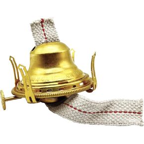 Light of Mine - Queen Anne Solid Brass Replacement Burner for Antique Hurricane Lamps (1 Pack)