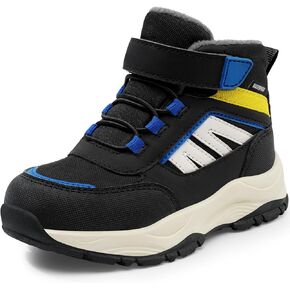Harvest Land Kids Winter Boots Waterproof Girls Boys Snow Hiking Outdoor Boots Anti Collision Anti-Skid Mid Ankle Adventure Trekking Shoes