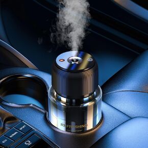 Smart Car Air Fresheners Adjustable Concentration Upgraded Version 2.0 Red Ambiance Light Essential New Smell Experience by Atomization Perfume Diffusers for Home, Car, Small Spac