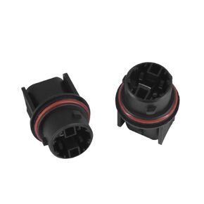 2PCS Front Turn Signal Bulb Sockets Compatible with Freightliner Cascadia Columbia M2 Headlight Light Bulb for 4157 3157 Bulb Socket Headlight Turn Signal Sockets Replaces 224-394-025