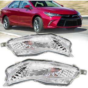 Turn Signal Light Assembly Fit For 2015 2016 2017 Toyota Camry LE SE Model,Pair Driver and Passenger Side. TO2530153 TO2531153 | 81520-06050 81510-06050