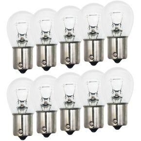 1156 Bulbs 10 Pack,S25 Tail Light Bulb 12V BA15S Miniature Tail light Turn Signal Brake Light Bulb,P21W 7506 1156LL 1141 1141LL 1295 Automotive Light Bulbs