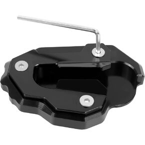 Worldmotop Motorcycle Kickstand Pad Enlarger Extension Side Stand Plate Pad Replacement for HONDA Goldwing 1800 GL 1800 F6B GL1800 2020 2021 2022(black 2)