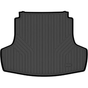 GINOWY- Cargo Liner for Kia K5 2021-2024 2025 Cargo Mat for Hyundai Sonata 2020-2024, All Weather Mats for Kia K5 2023 Trunk Mat Waterproof Mats Anti-Slip Easy to Clean Durable Accessories Black