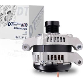 Dreamtimes High Output Alternator For/Chrysler 300 2011-2021 For/Dodge Challenger 2015-2021, Charger, Durango For/Jeep Grand Cherokee 2011-2020 For/Ram 1500, 3.6L, 12V 180A CW 6-Groove 4801778AF