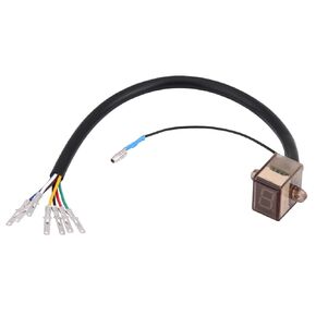 Universal Motorcycle Gear Indicator, 6 Speed Digital Gear Indicator Shift Lever Sensors Gear Display Universal Gear Position Indicator for 200Cc ATV