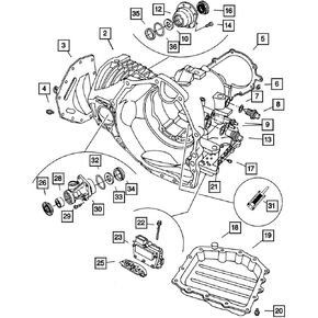 Mopar 4800879 SENSOR TRANSMISSION OUTPUT SPEED