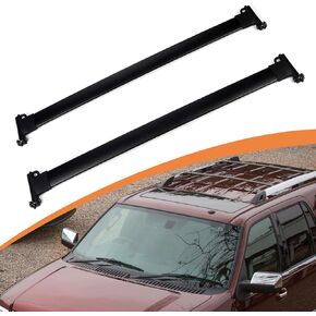 Roof Rack Cross Bars for 2005-2017 Ford Expedition Roof Crossbars Luggage Carrier Aluminum, Black
