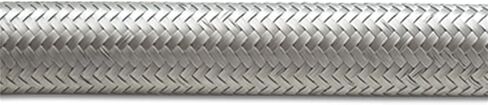 Vibrant Performance 11943 Stainless Steel Braided Flex Hose (5ft Roll of ; AN Size: -16; Hose ID 0.89") in Kuwait