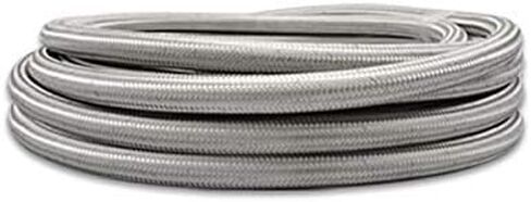Vibrant Performance 11943 Stainless Steel Braided Flex Hose (5ft Roll of ; AN Size: -16; Hose ID 0.89") in Kuwait
