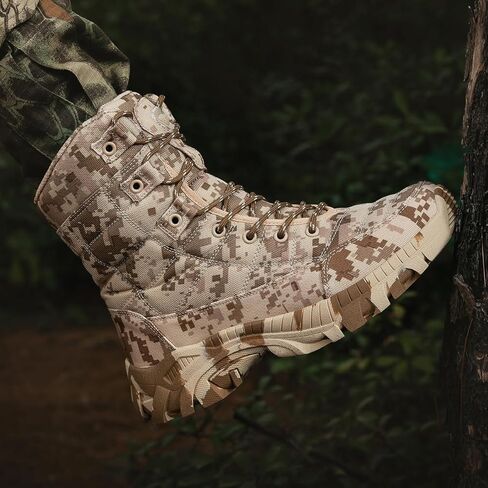 أحذية تكتيكية للرجال أحذية المشي لمسافات طويلة مقاومة للماء للرجال خفيفة الوزن عسكرية تكتيكية للصيد في الهواء الطلق أحذية عمل أحذية عسكرية وتكتيكية للرجال in Kuwait
