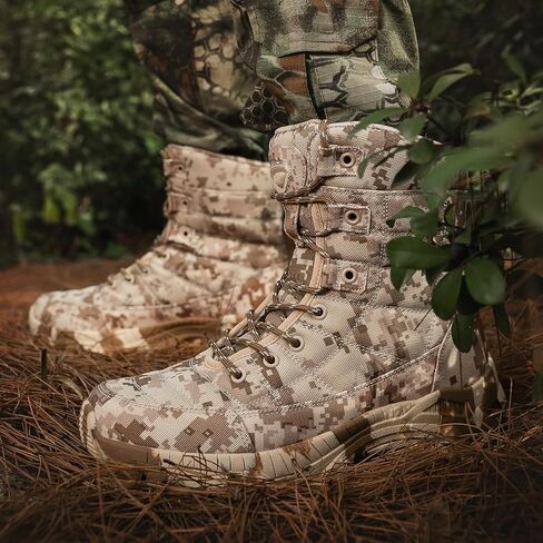 أحذية تكتيكية للرجال أحذية المشي لمسافات طويلة مقاومة للماء للرجال خفيفة الوزن عسكرية تكتيكية للصيد في الهواء الطلق أحذية عمل أحذية عسكرية وتكتيكية للرجال in Kuwait