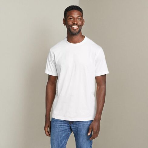 Eddie Bauer Men's Legend Wash 100% Cotton Short-Sleeve Classic T-Shirt in Saudi Arabia