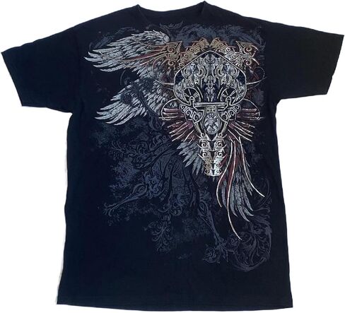 Grunge Graphic Tees for Women Y2k Vintage Gothic T Shirt Teen Girls Aesthetic Emo Baggy Tops 2000s Alternative Clothes in Saudi Arabia