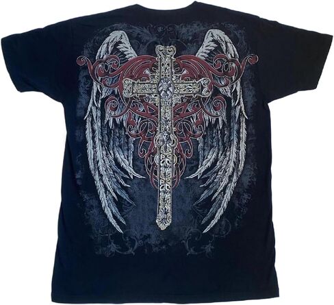 Grunge Graphic Tees for Women Y2k Vintage Gothic T Shirt Teen Girls Aesthetic Emo Baggy Tops 2000s Alternative Clothes in Saudi Arabia