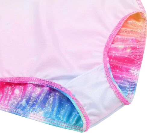 XFGIRLS 3/4 Mesh Sleeve Gymnastics Leotard for Girls Athletic Dancewear in Kuwait