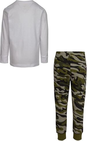 Converse Boy's Long Sleeve Joggers Set (Little Kids) Field Surplus 4 Little Kid in Saudi Arabia