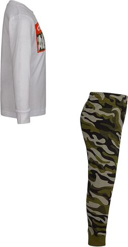 Converse Boy's Long Sleeve Joggers Set (Little Kids) Field Surplus 4 Little Kid in Saudi Arabia