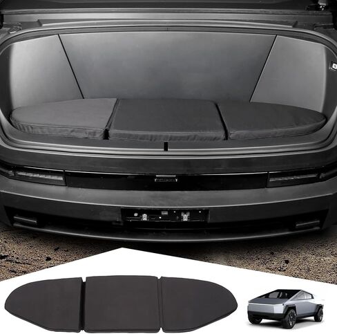 وسادة مقعد Frunk مناسبة لمرتبة صندوق السيارة الأمامية القابلة للطي والمحمولة من Tesla Cybertruck، مثالية للتخييم والسفر، سهلة التركيب، تصميم أسود متين in Kuwait