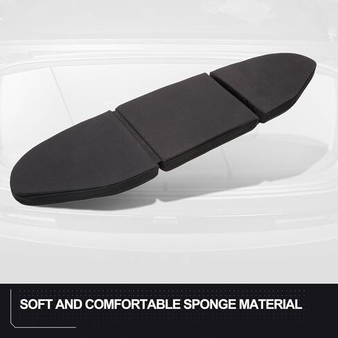 وسادة مقعد Frunk مناسبة لمرتبة صندوق السيارة الأمامية القابلة للطي والمحمولة من Tesla Cybertruck، مثالية للتخييم والسفر، سهلة التركيب، تصميم أسود متين in Kuwait