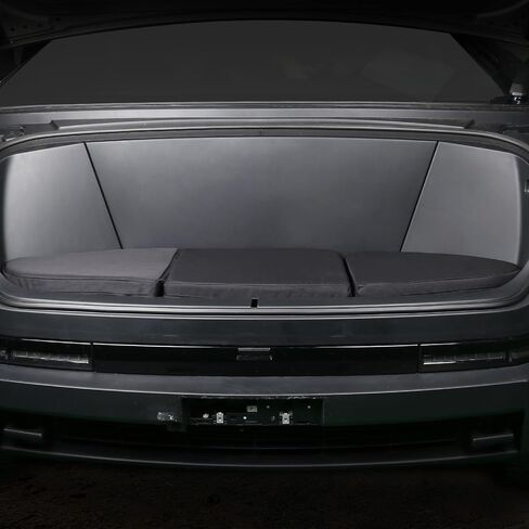 وسادة مقعد Frunk مناسبة لمرتبة صندوق السيارة الأمامية القابلة للطي والمحمولة من Tesla Cybertruck، مثالية للتخييم والسفر، سهلة التركيب، تصميم أسود متين in Kuwait