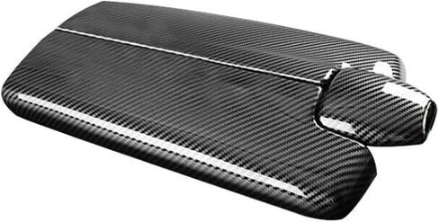 Car Center Armrest Box Cover Fit for Mercedes Benz E Class W212 2010 2011 2012 2013 2014 2015 Interior Auto Accessories Carbon Fiber ABS in Kuwait