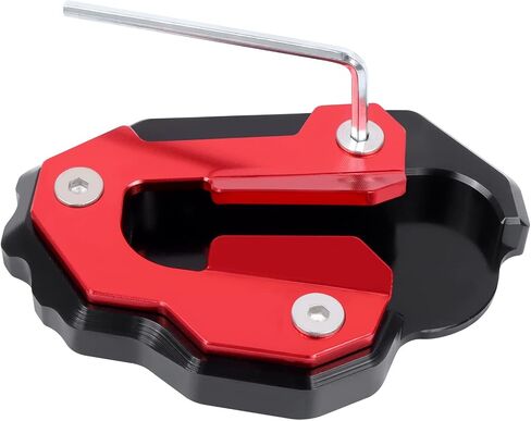 Worldmotop Motorcycle Kickstand Pad Enlarger Extension Side Stand Plate Pad Replacement for HONDA Goldwing 1800 GL 1800 F6B GL1800 2020 2021 2022(black 2) in Kuwait