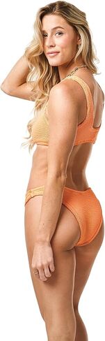 KUT & SO Crinkle Bikini Sets for Women – 2 Piece Swimsuit with Spaghetti Straps – Womens Bikini Swimsuit in Saudi Arabia