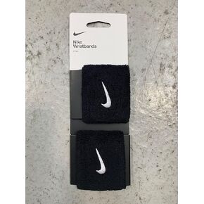NIKE Swoosh Black Wristbands