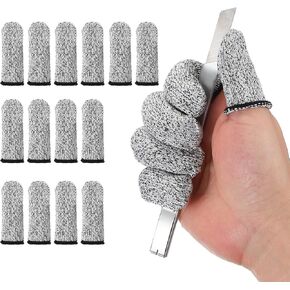 PATIKIL Cut Resistant Finger Cots Protectors, Reusable Anti-Cut Finger Sleeve Covers for Kitchen Food Cutting Sculpture Work